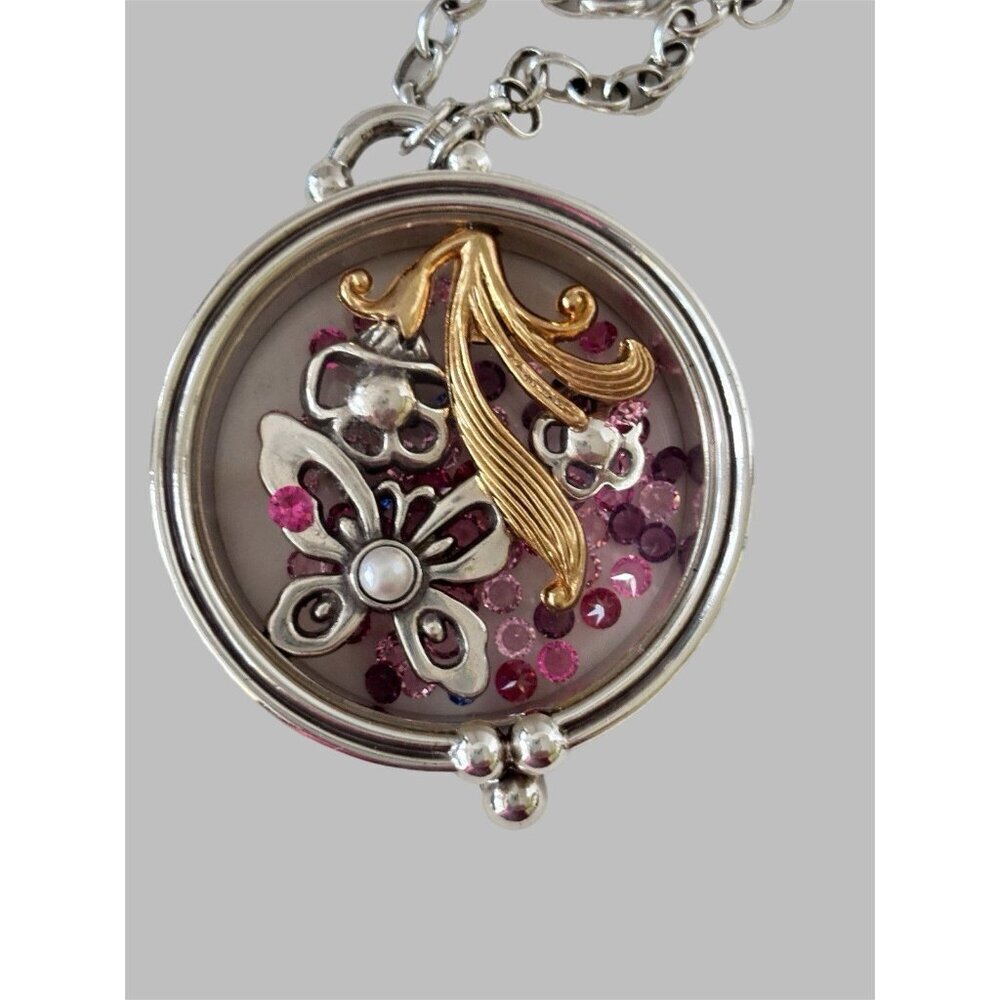 Brighton Necklace FLOWER DUET Shaker List $138 JM6973